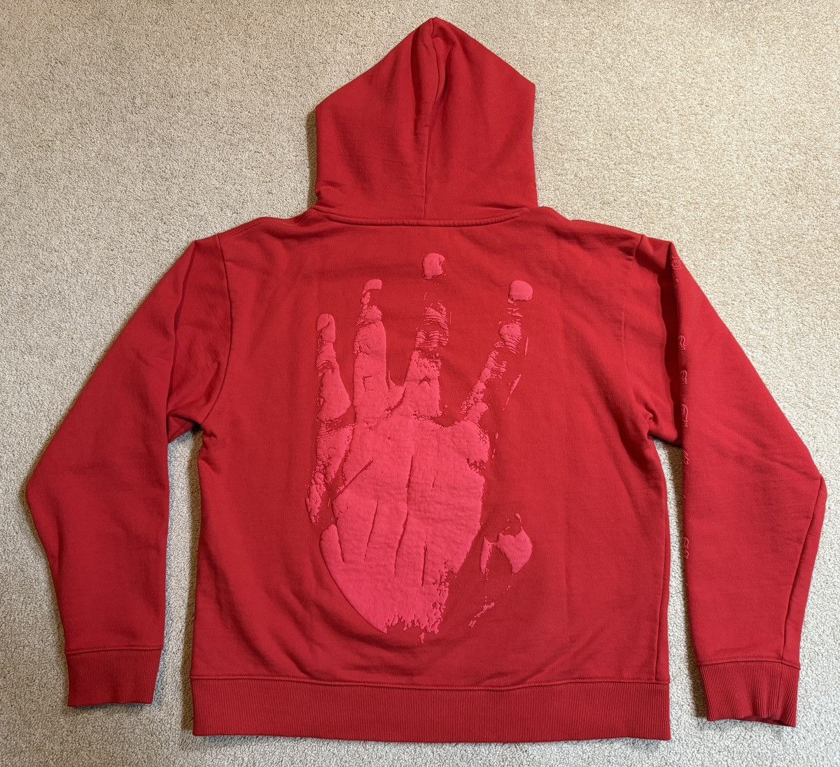 Revenge REVENGE - METALLICA HOODIE ( RED/BLK VERSION ) X-LARGE