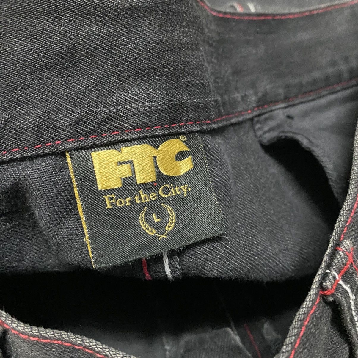 FTC Ftc Black Denim Jeans Red Stitch Size US 34 / EU 50 - 18 Thumbnail