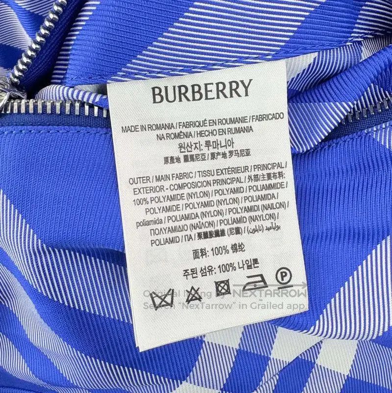 Burberry Burberry Men's Blue Hooded Jacket. Size US M / EU 48-50 / 2 - 4 Thumbnail