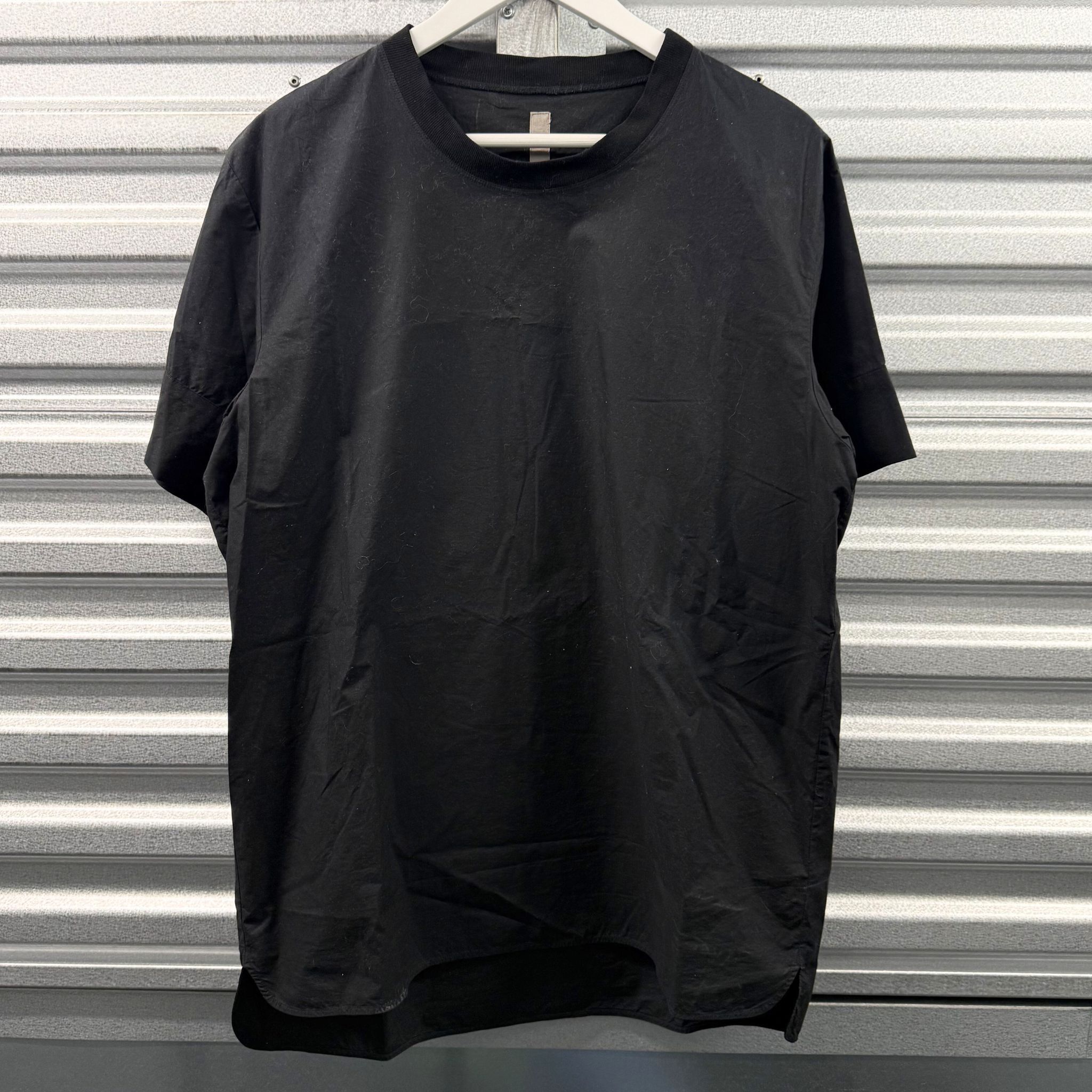 Silent By Damir Doma DAMIR DOMA SILENT BLACK COTTON BLEND BACK POCKET T SHIRT Size US L / EU 52-54 / 3 - 2 Thumbnail