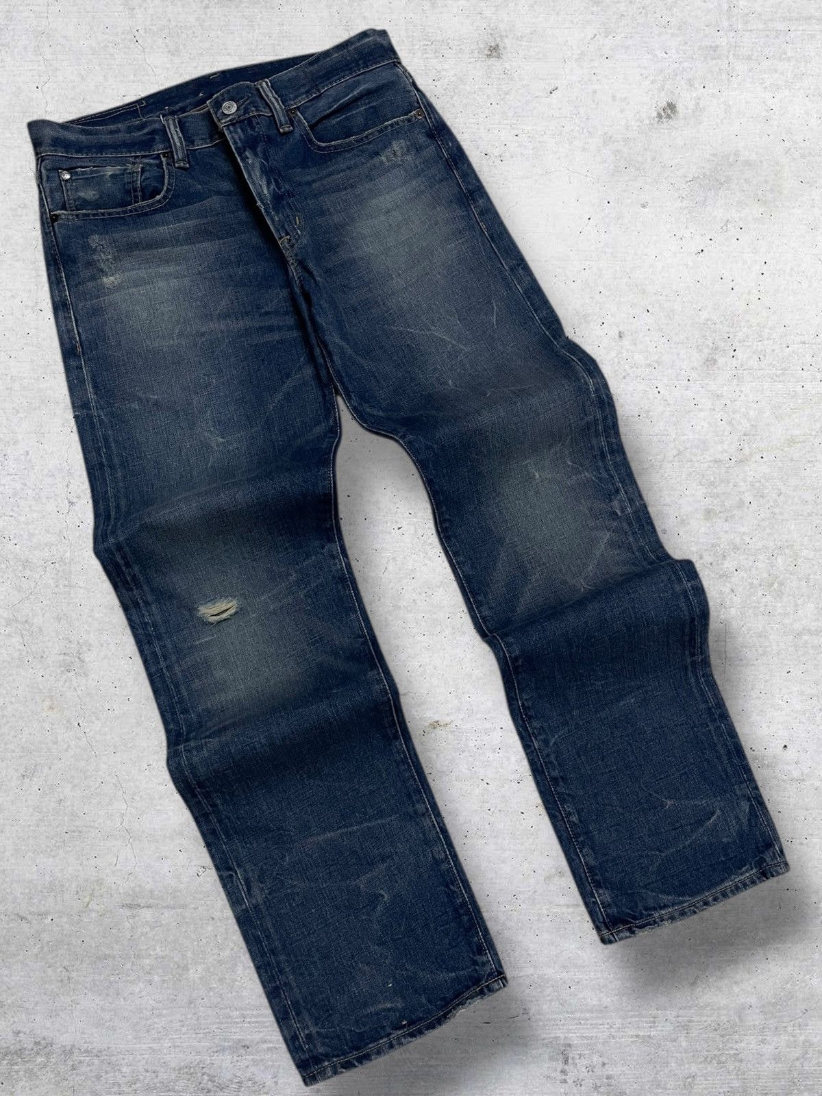 Polo Ralph Lauren VINTAGE RALPH LAURENT OG CLASSIC DISTRESSED REGULAR DENIM Size US 32 / EU 48 - 2 Thumbnail