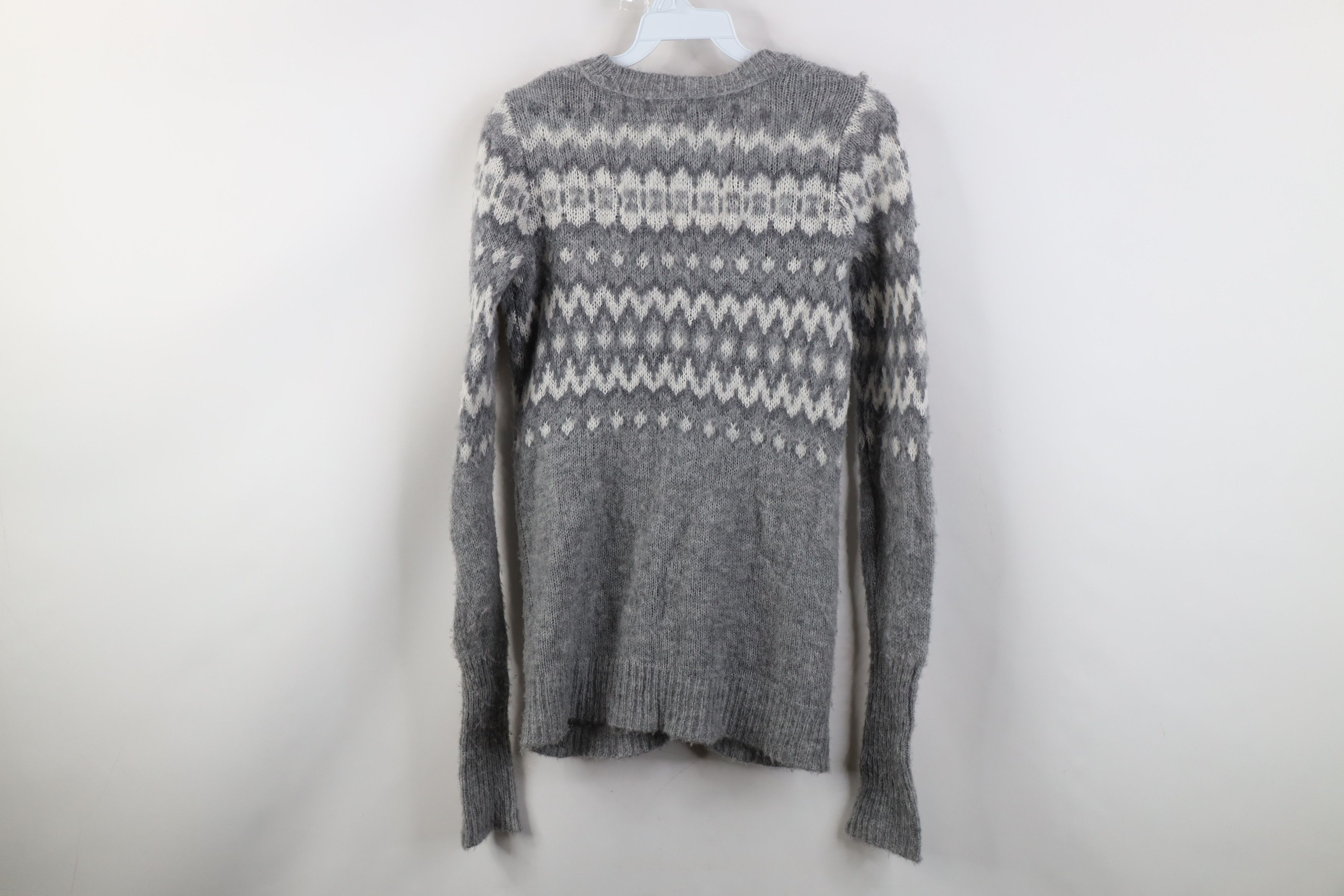 Abercrombie & Fitch Vintage 90s Y2K Abercrombie & Fitch Fair Isle Knit Sweater Size S / US 4 / IT 40 - 12 Thumbnail