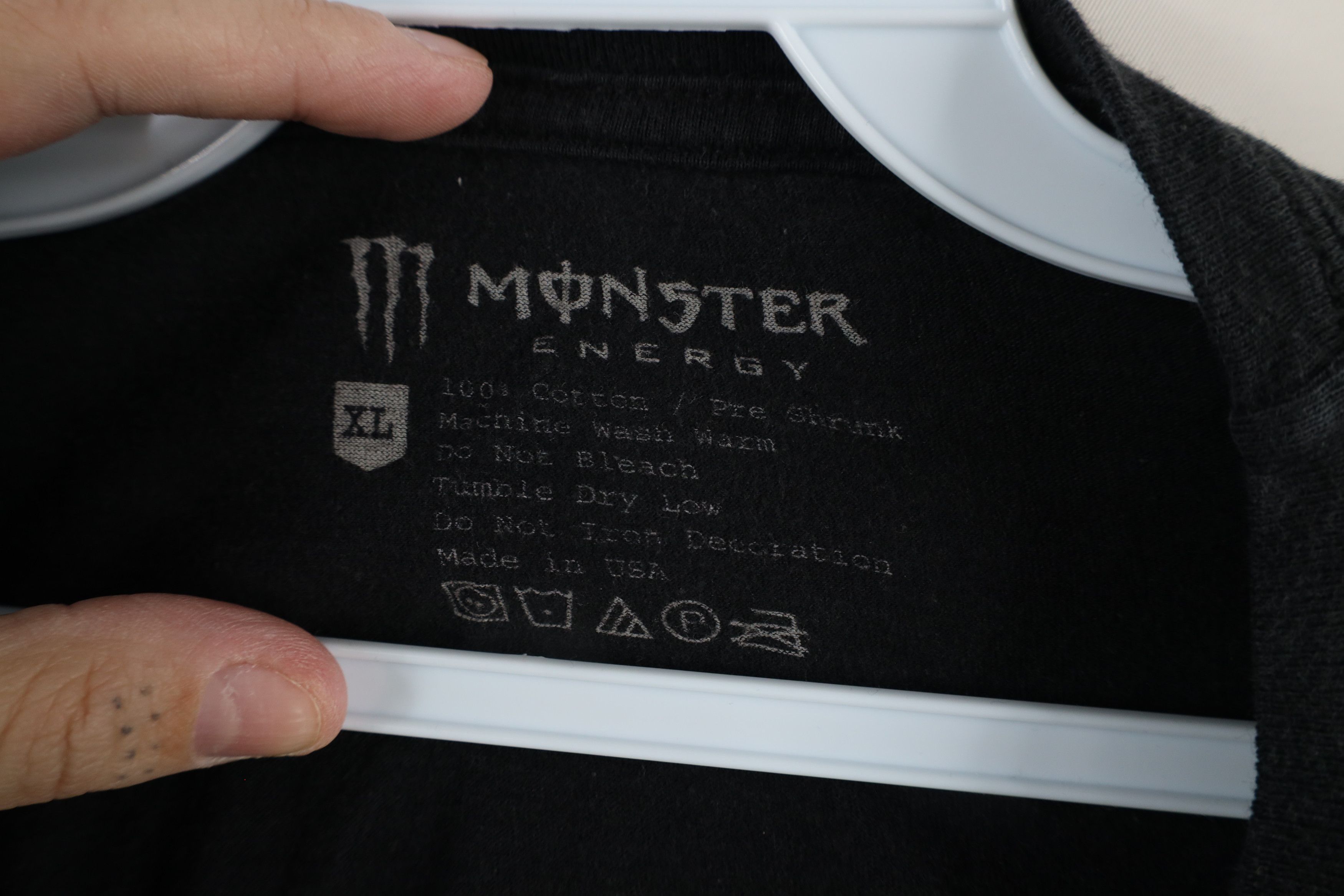 Vintage Vintage Monster Energy Drink Big Logo Short Sleeve T-Shirt Size US XL / EU 56 / 4 - 6 Thumbnail