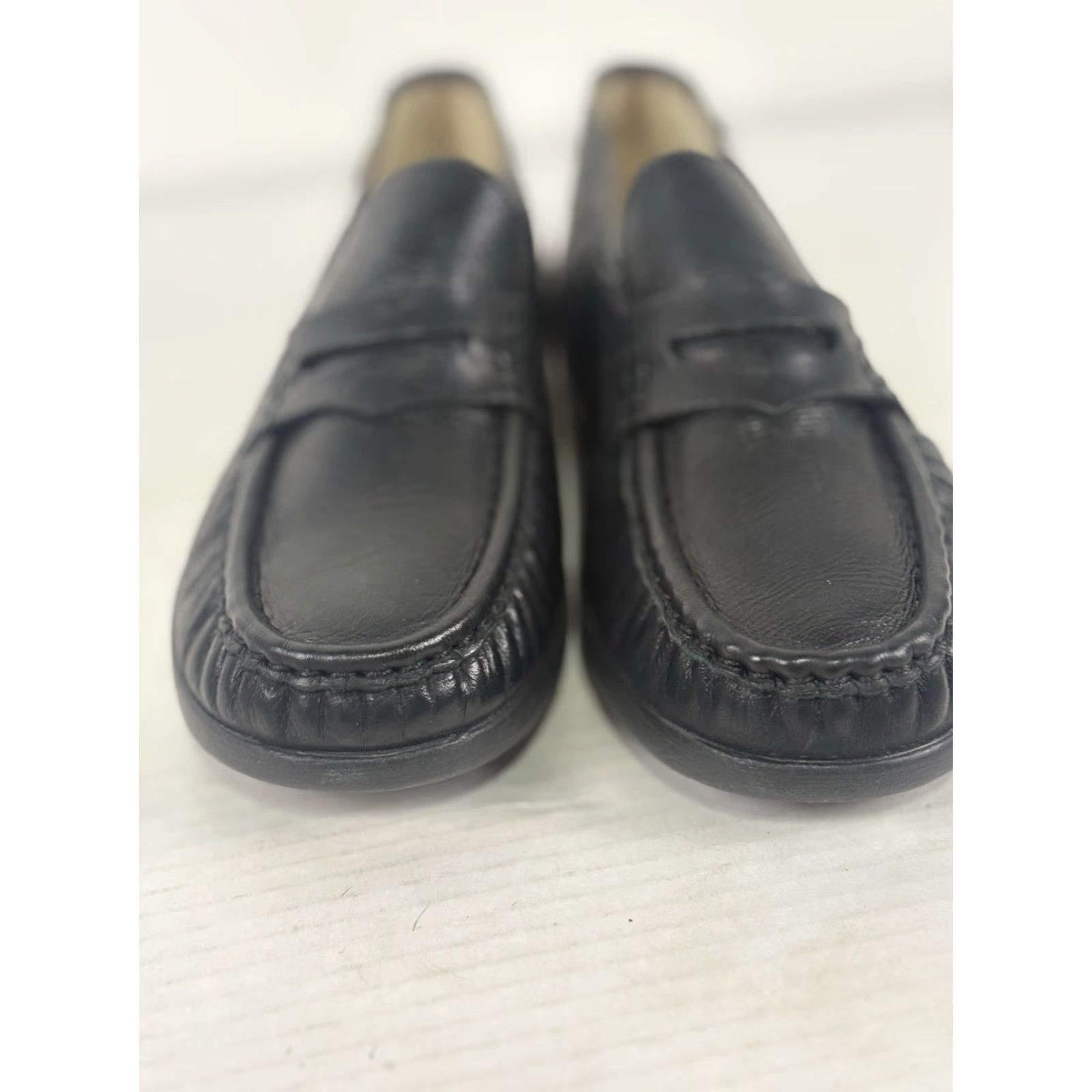 SAS SAS Penny Loafers Women's Leather Loafers Casual Slip-On Size 10.5MW Black USA Size US 10.5 / IT 40.5 - 3 Thumbnail