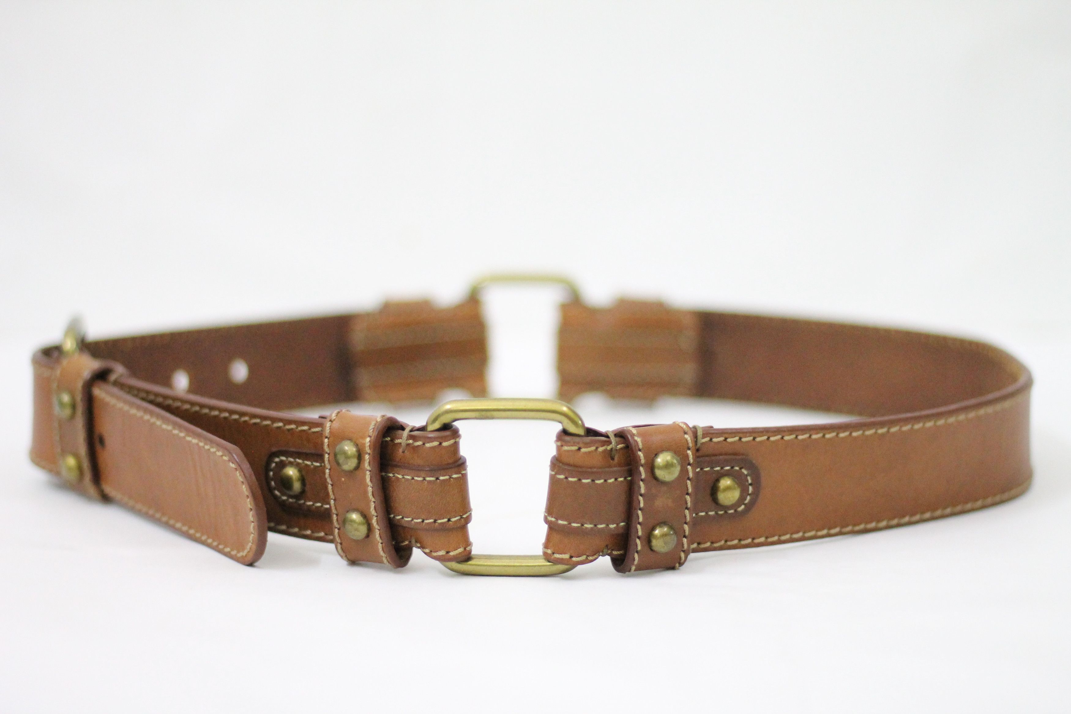 Ralph Lauren RARE! Vintage RALPH LAUREN Leather Belt. Size ONE SIZE - 4 Thumbnail