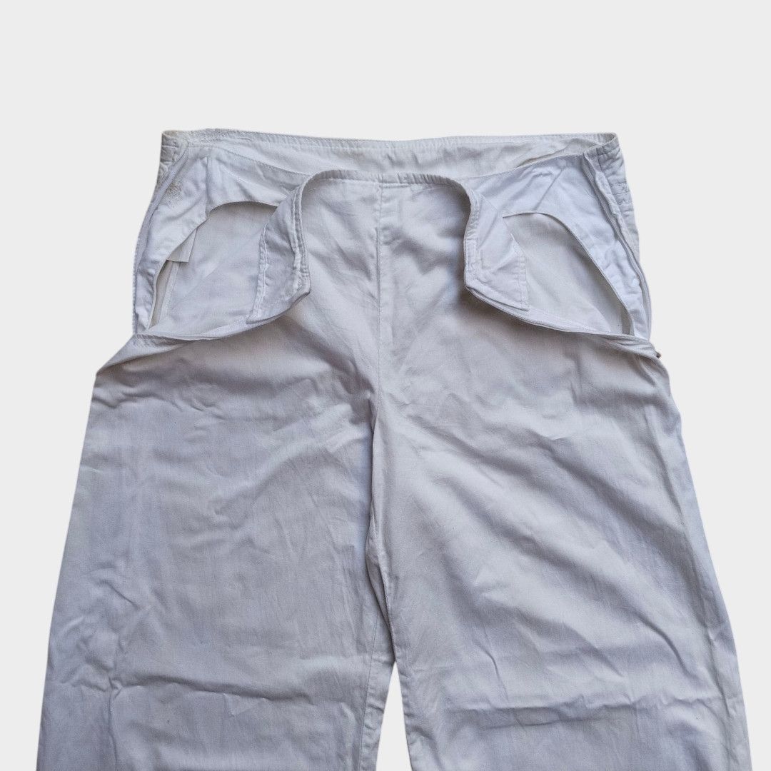 Helmut Lang × Mandarina Duck Mandarina duck side zip wide trouser Size 27" / US 4 / IT 40 - 3 Thumbnail