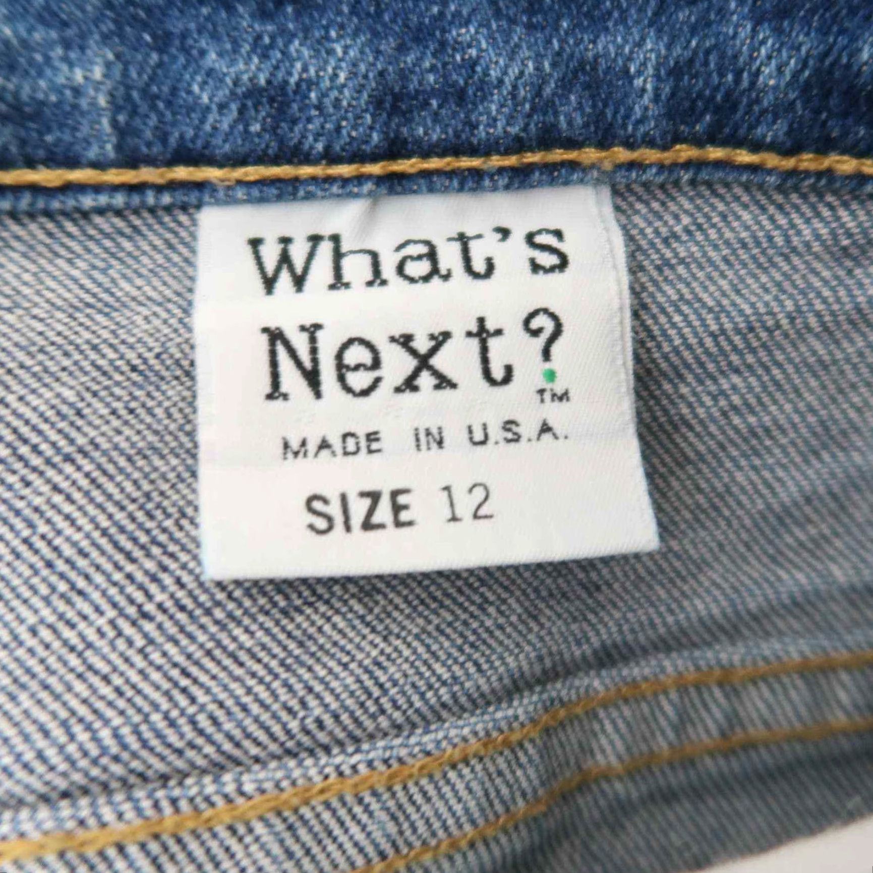 Denime VINTAGE 90s denim Mom Jeans 29" Inseam 12 Regular Cotton Blue Size 34" / US 12 / IT 48 - 4 Thumbnail