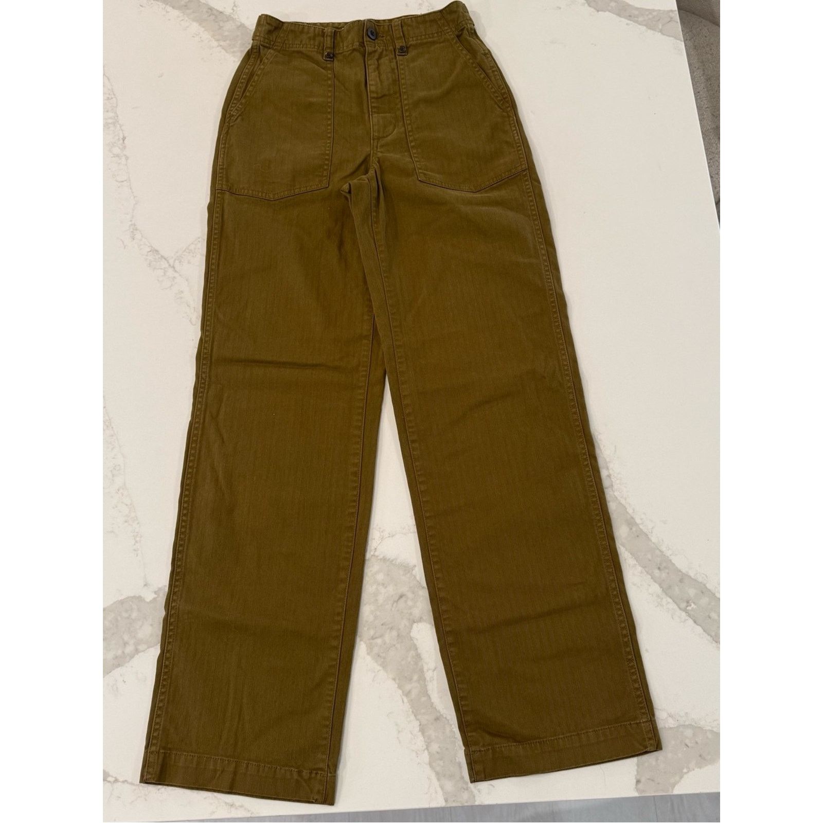 Madewell Madewell The Perfect Vintage WideLeg Utility Pant Womens 25T Size 25" / US 0 / IT 36 - 6 Thumbnail