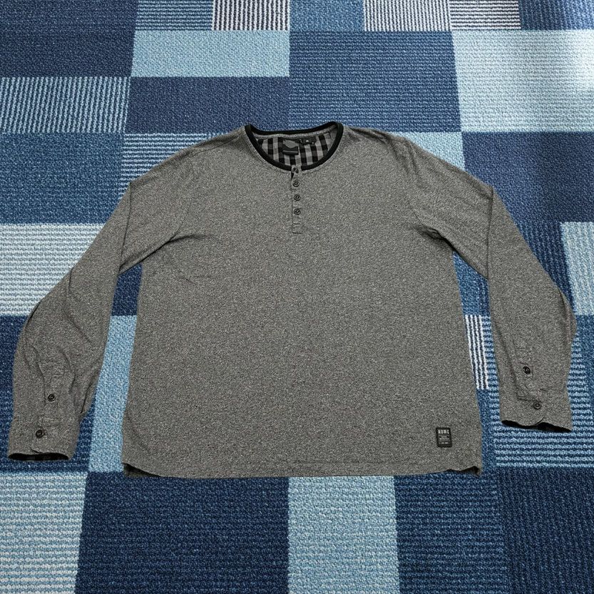 Harley Davidson Harley-Davidson Shirt Mens Medium Gray Long Sleeve