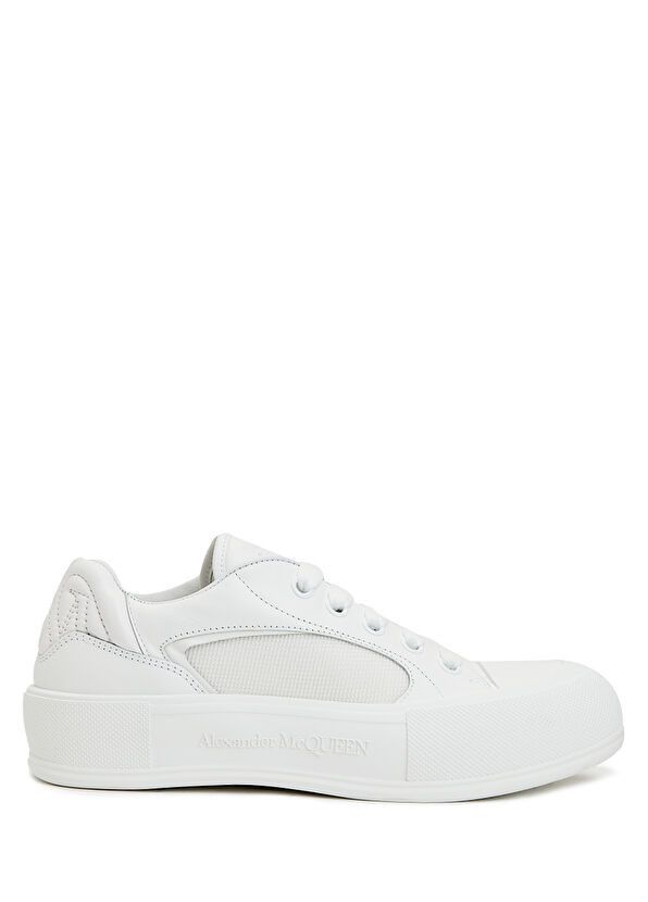Alexander McQueen o1y0225 Low-Top Sneakers in White Size US 7 / IT 37 - 1 Thumbnail