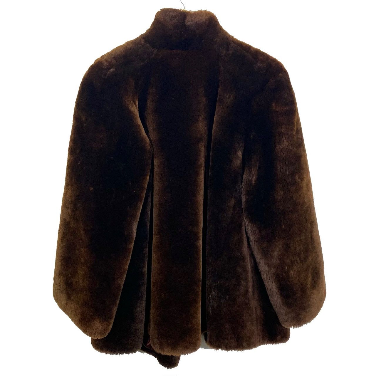 Vintage Manteau Chic Soirée Marron Vintage 70/80’s Size L / US 10 / IT 46 - 2 Thumbnail