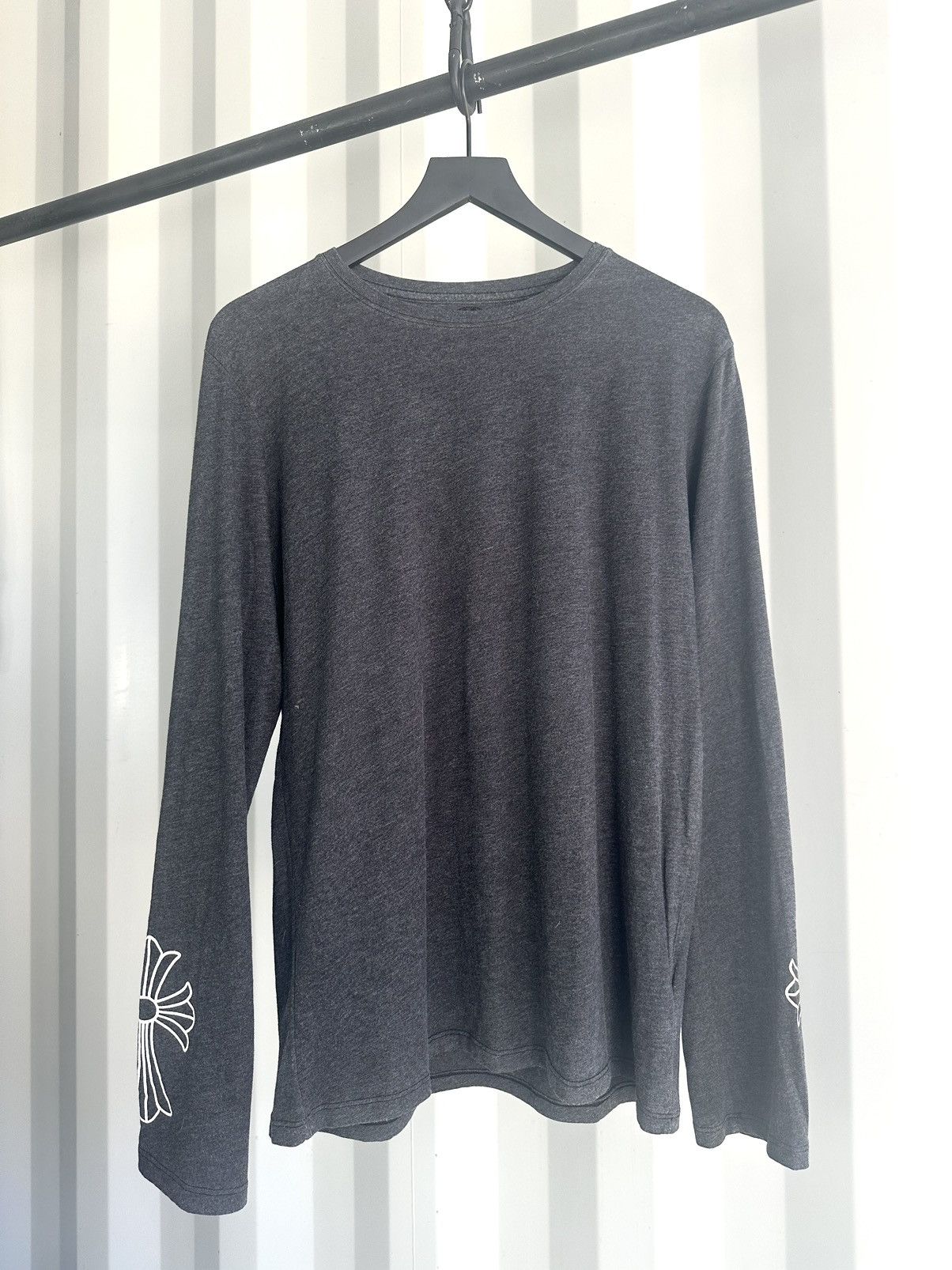 Z Supply - Faieisle Heart Long Sleeve Crystal Grey