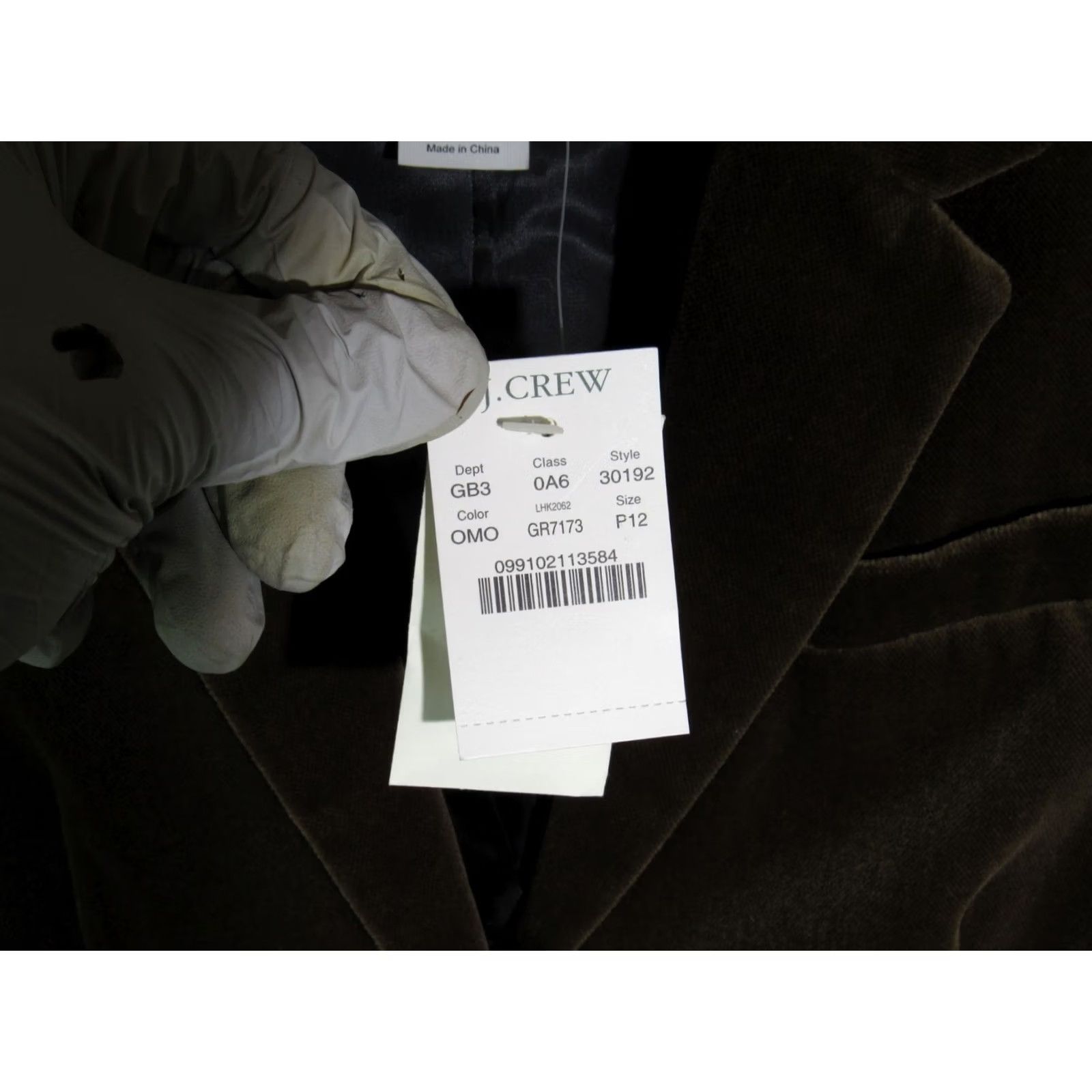 J.Crew J.CREW Blazer Women's Brown Corduroy School Boy 12P Notch Lapel Single-Breasted Two-Button Front Jacket | Classic Preppy Career Style Size XL / US 12-14 / IT 48-50 - 5 Thumbnail