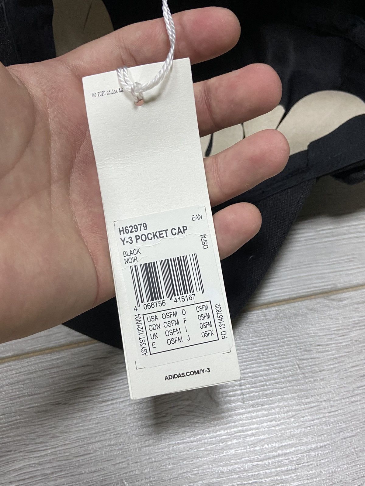 Yohji Yamamoto Y-3 pocket cap Adidas Yohji Yamamoto Japanese Size ONE SIZE - 10 Thumbnail