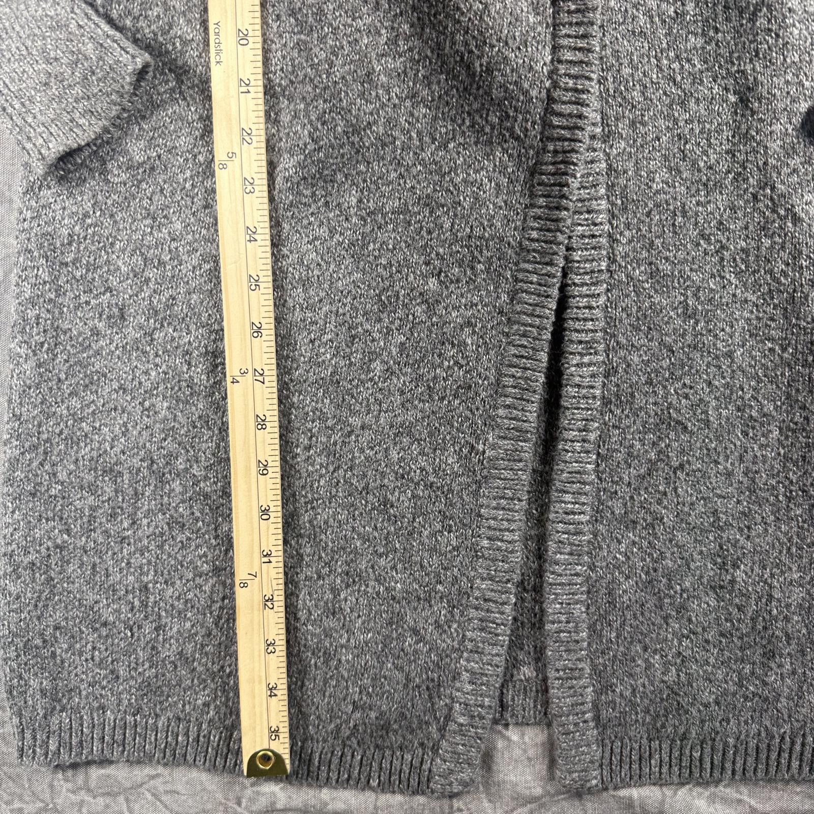 Abercrombie & Fitch Abercrombie Long Cardigan Women's S Gray Knit Size S / US 4 / IT 40 - 4 Thumbnail