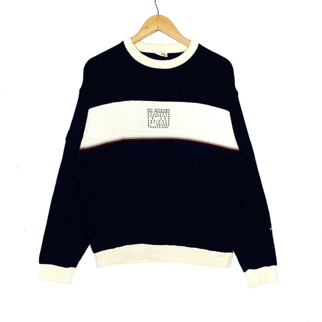 Ellesse ellesse sweatshirt big logo embroidered Size US M / EU 48-50 / 2 - 1 Thumbnail