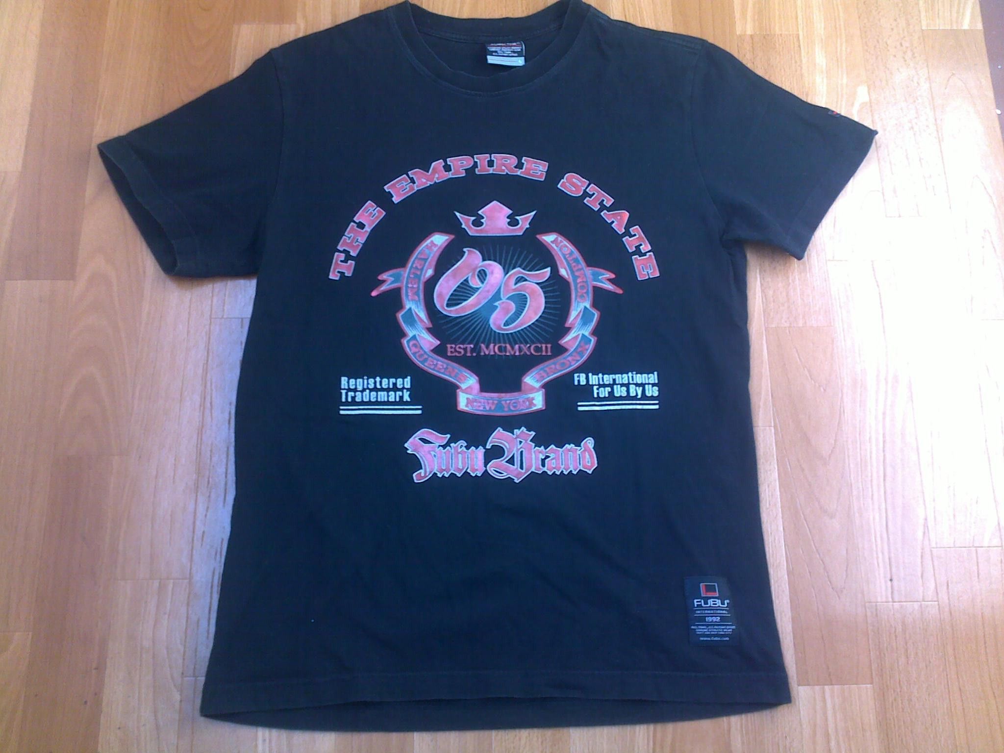 Fubu FUBU jersey, black, vintage hip hop t-shirt, 90s hip hop M Size US M / EU 48-50 / 2 - 1 Thumbnail