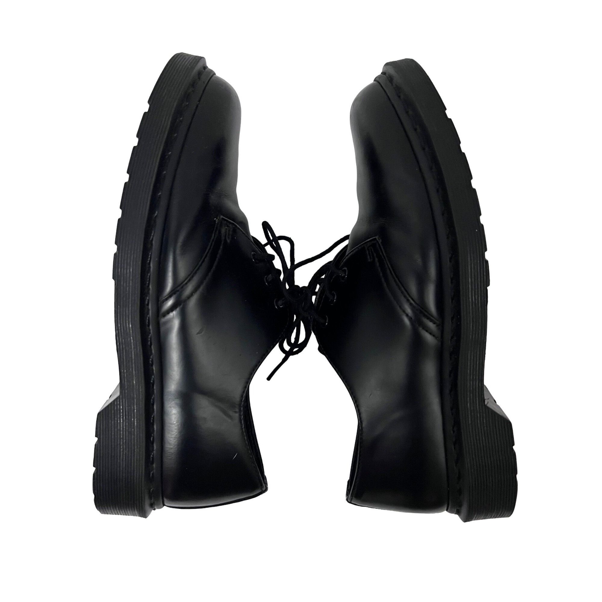 Dr. Martens Dr. Martens Mens Mono Black Nappa Leather Mens US 8 Oxford S Size US 8 / EU 41 - 8 Thumbnail