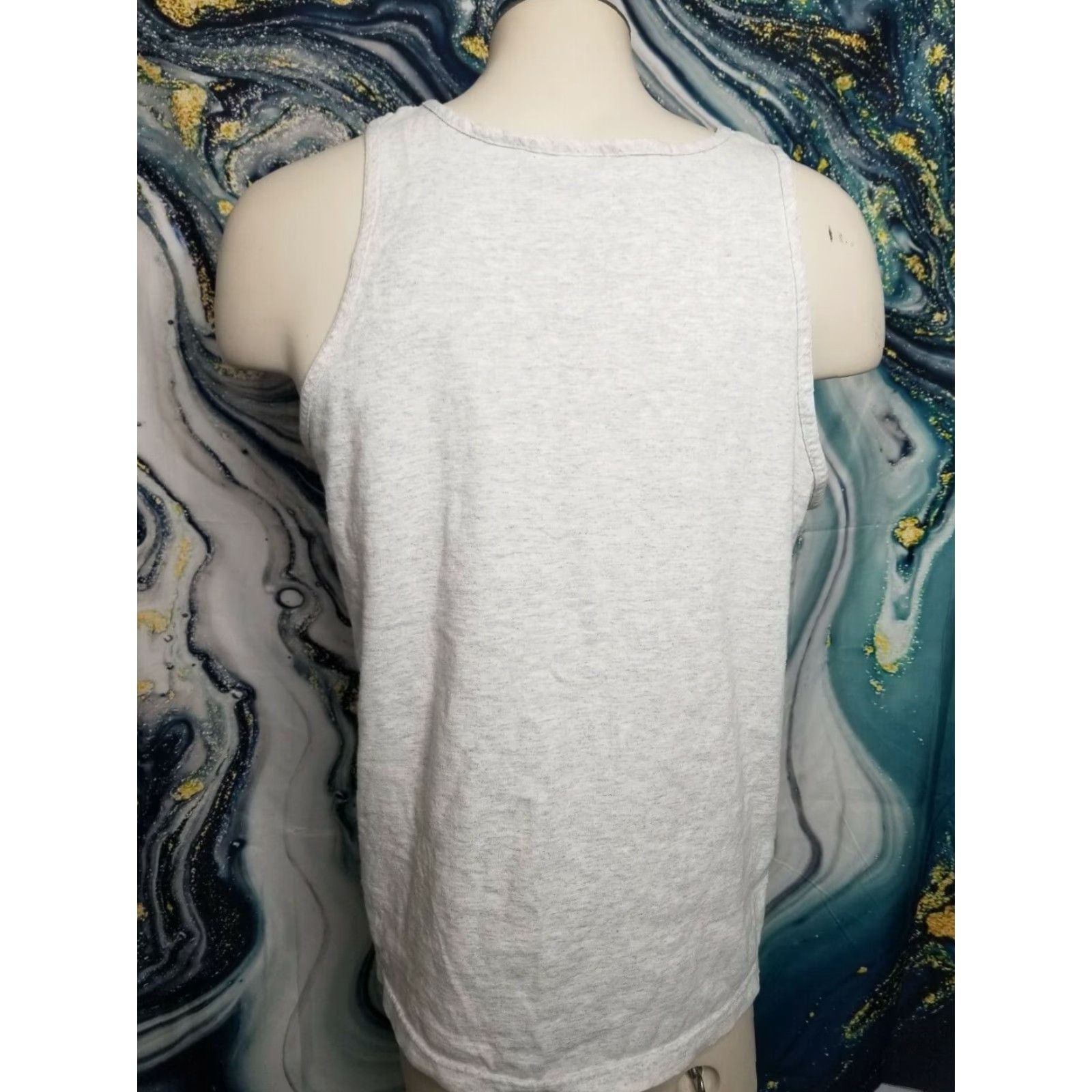 Mango VINTAGE Alstyle Florida Man Pun Tank Top Shirt Gray L 90s Mens Sportswear Size US L / EU 52-54 / 3 - 6 Thumbnail