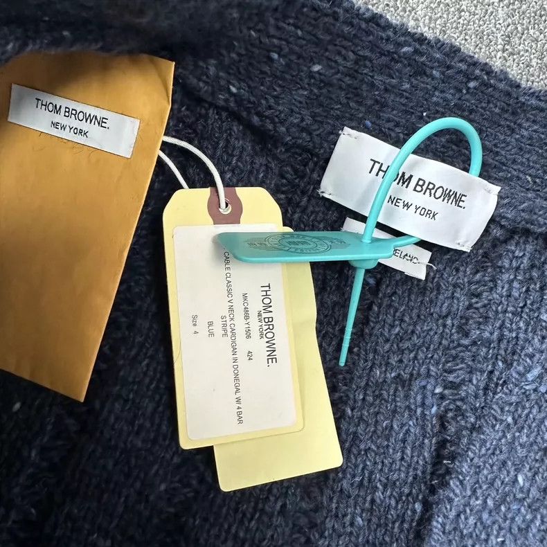 Thom Browne Thom Browne A sweater cardigan Size US XL / EU 56 / 4 - 7 Thumbnail