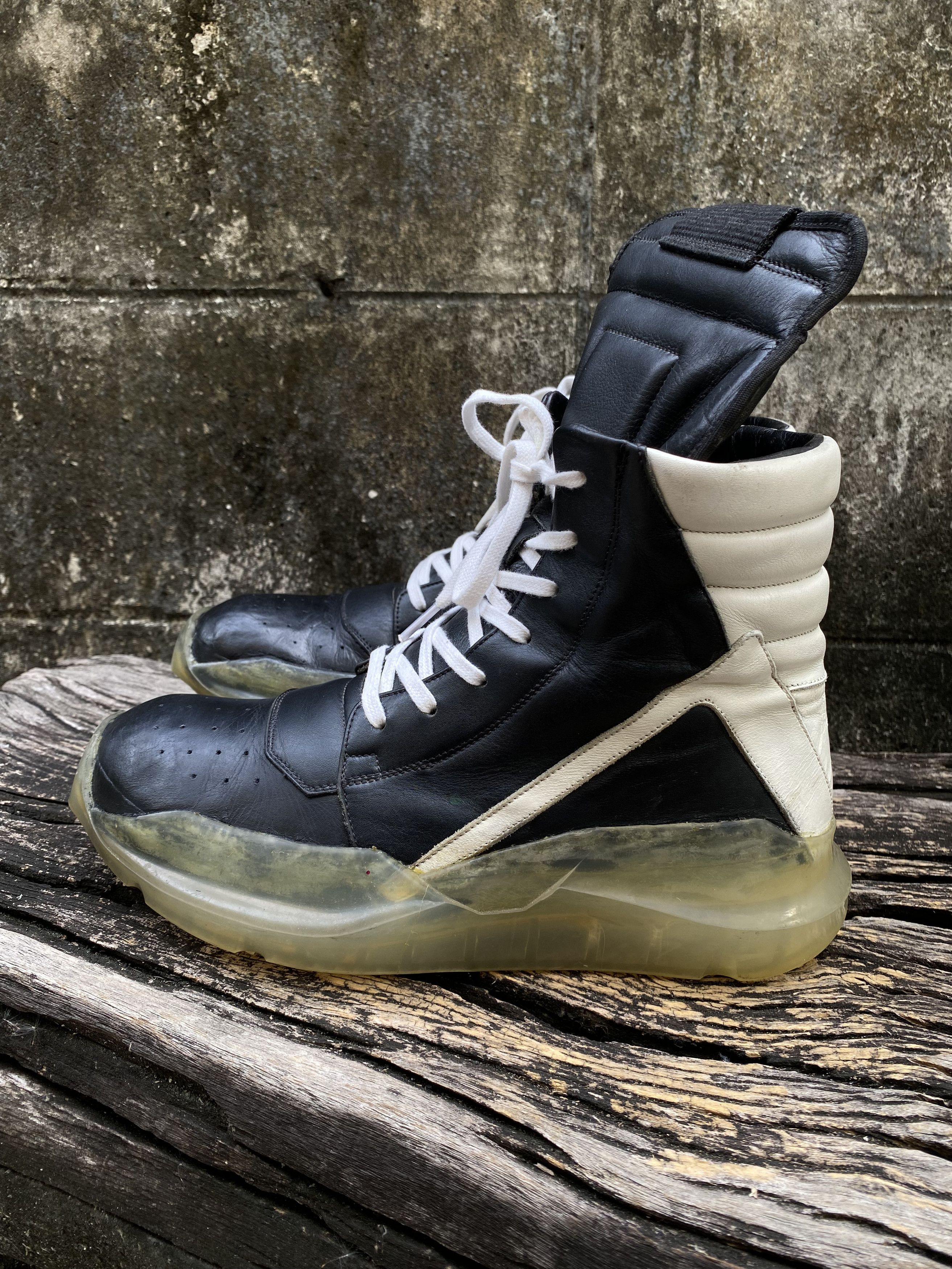 Rick Owens *RARE* Rick Owens Geobasket Transparent Sole Sneakers EU40 Size US 7 / EU 40 - 2 Thumbnail