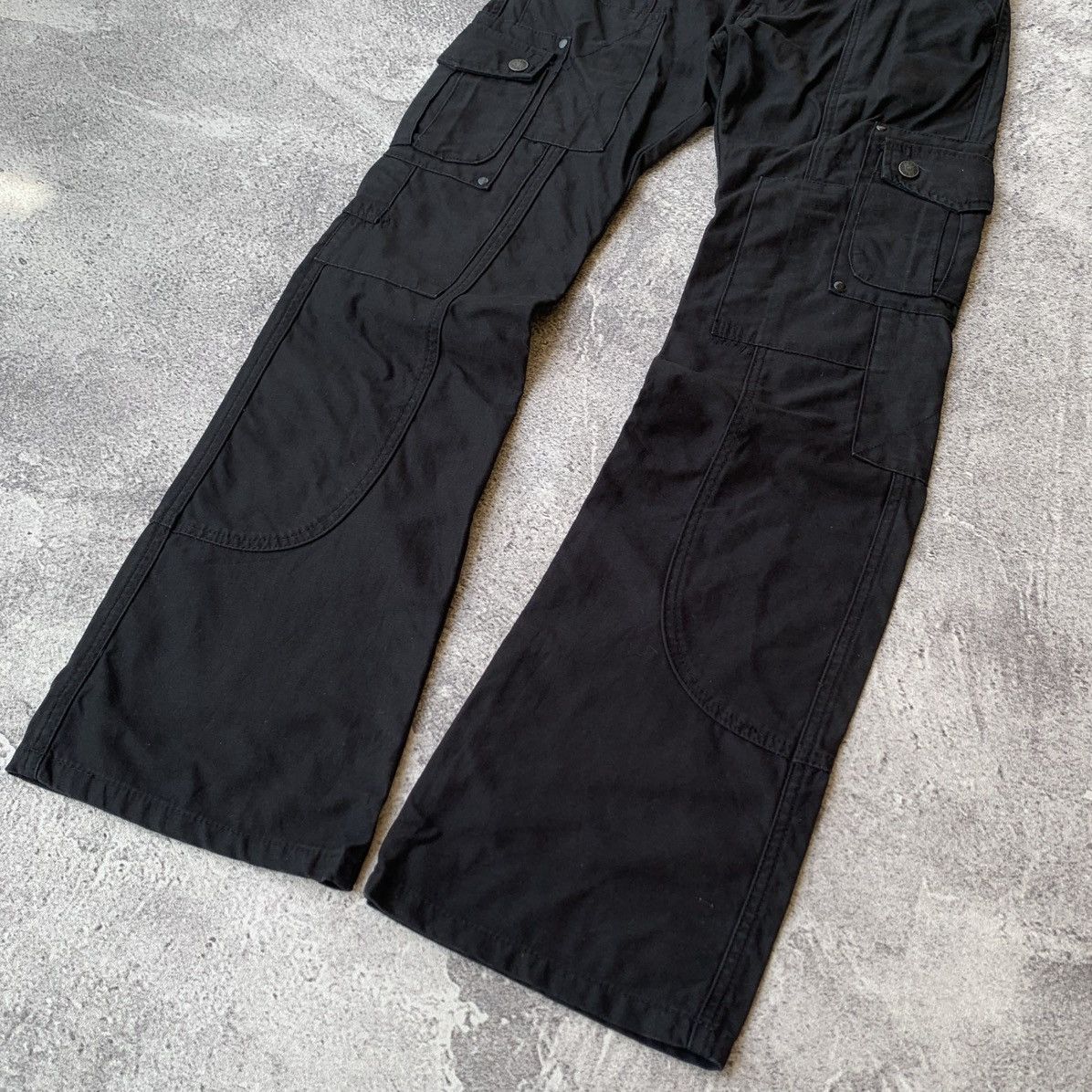 CIVARIZE CIVRIZE patchwork Cargo Flare Jeans Size US 30 / EU 46 - 6 Thumbnail
