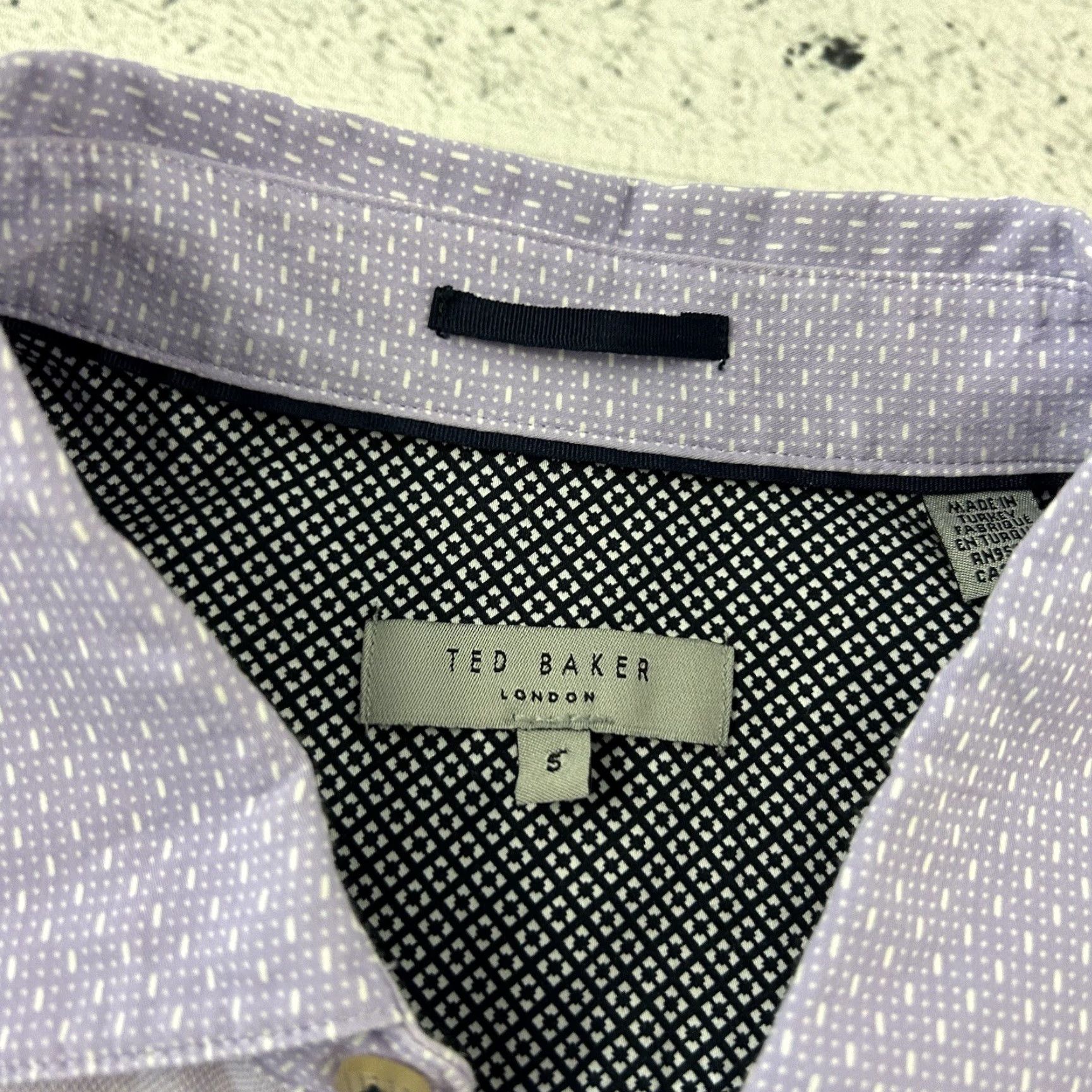 Ted Baker Ted Baker Short Sleeve Golf Polo Shirt Men's 5 Lilac Purple Nike Size US S / EU 44-46 / 1 - 2 Thumbnail