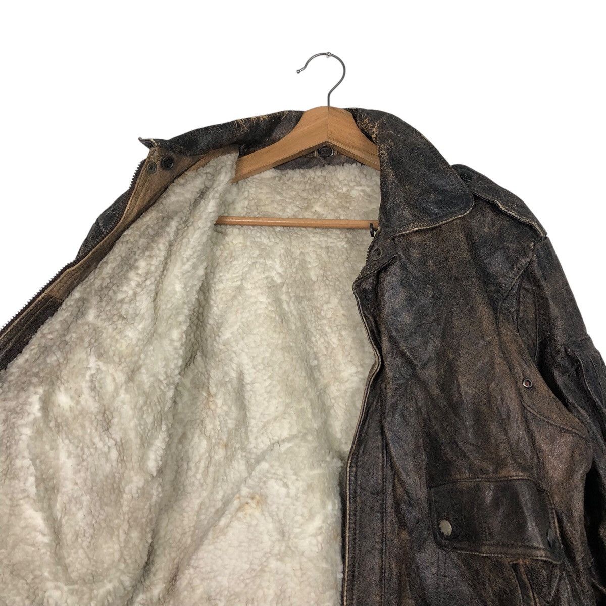 Japanese Brand 📌Vintage Genuine Leather Jacket Biker Wear Issey Miyake Size US M / EU 48-50 / 2 - 13 Thumbnail
