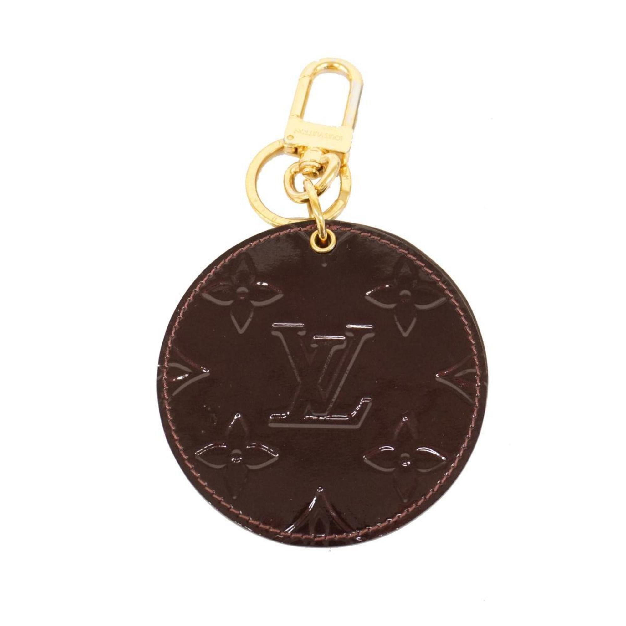 image of Louis Vuitton Keychain Vernis Bag Charm Lv Mirror M68005 Amarante Ladies, Women's