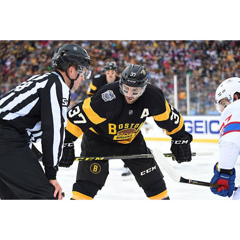 NHL × Reebok Boston Bruins 2016-2017 jersey Sweater M 3rd blk gold NHL Size US M / EU 48-50 / 2 - 3 Thumbnail