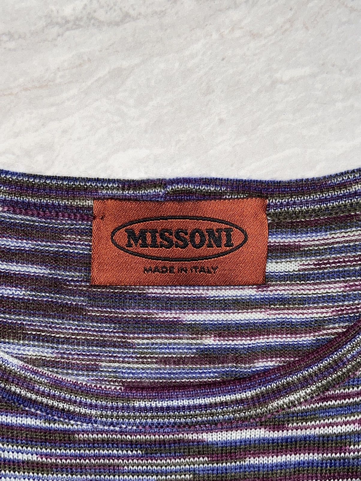 Missoni MISSONI Striped T-shirt Size US XS / EU 42 / 0 - 11 Thumbnail