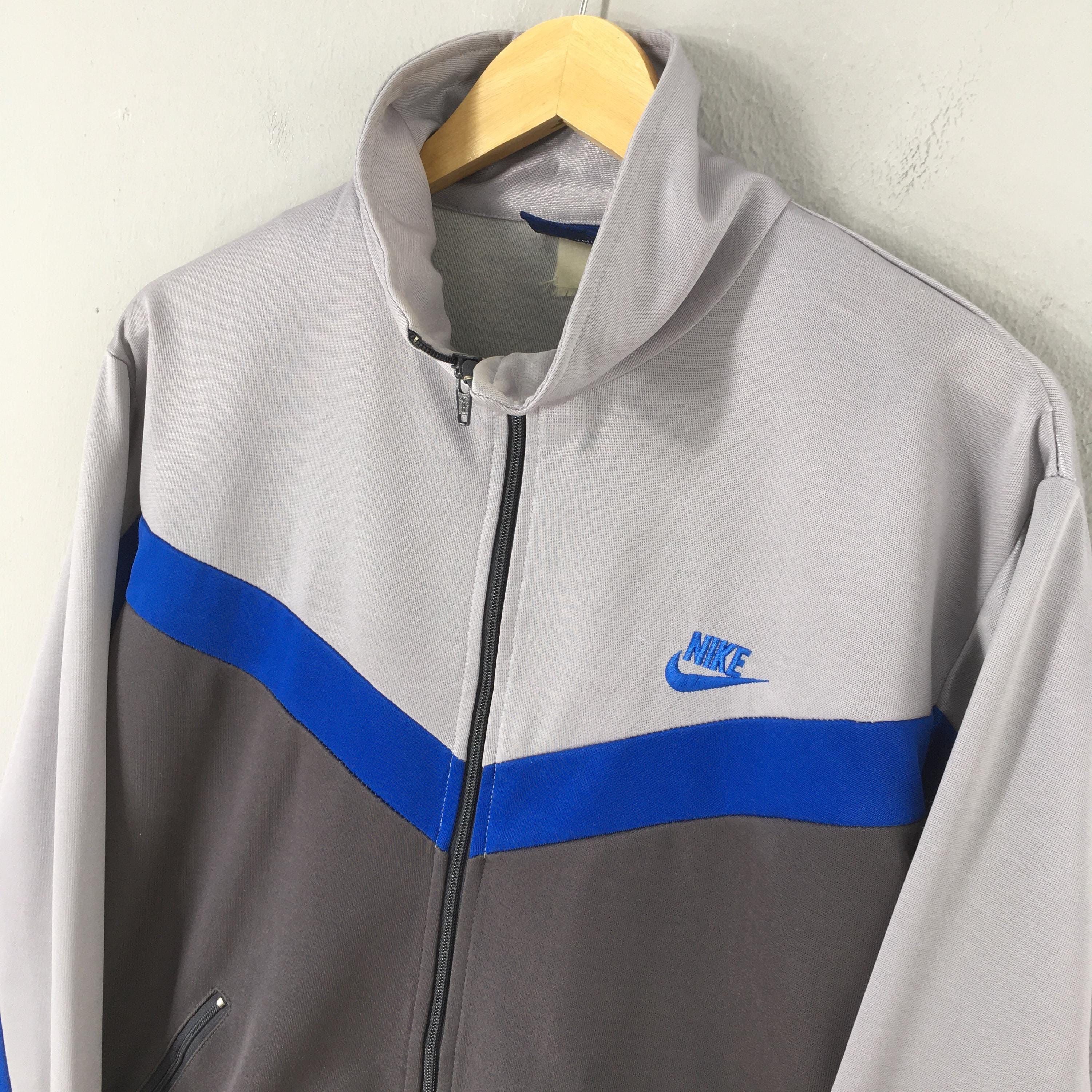 Nike Vintage 90s Nike Swoosh Training Gray Jacket Large Size US L / EU 52-54 / 3 - 4 Thumbnail