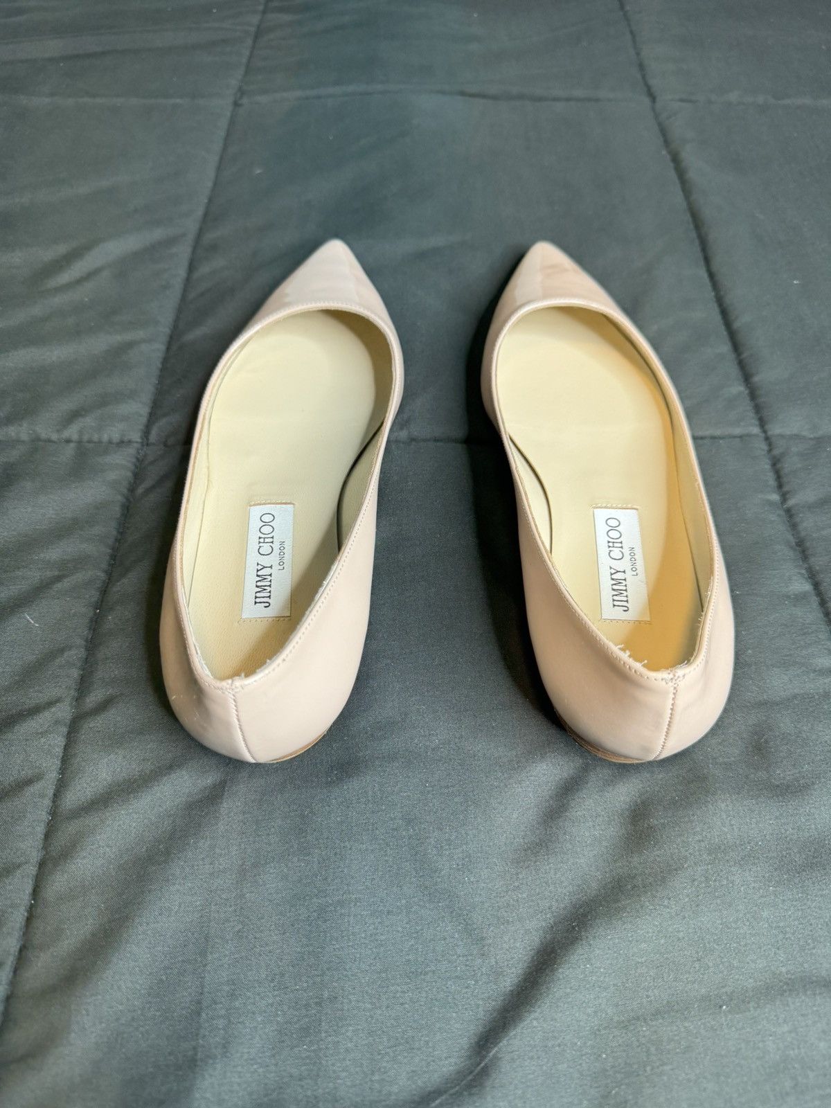 Jimmy Choo Jimmy Choo “Love/Alina Pointed-Toe Ballet” Flats Size US 9 / IT 39 - 4 Thumbnail