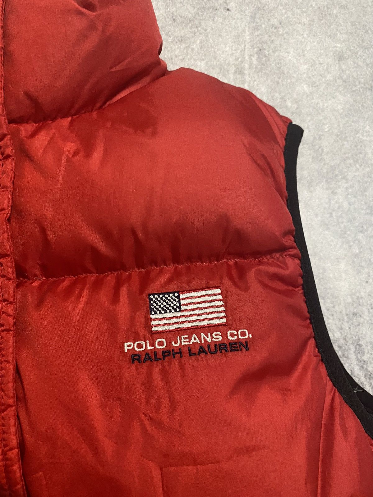 Polo Ralph Lauren × Vintage Ralph Lauren Polo Jeans Puffer Gilet Vest Women’s XS Size XS / US 0-2 / IT 36-38 - 3 Thumbnail