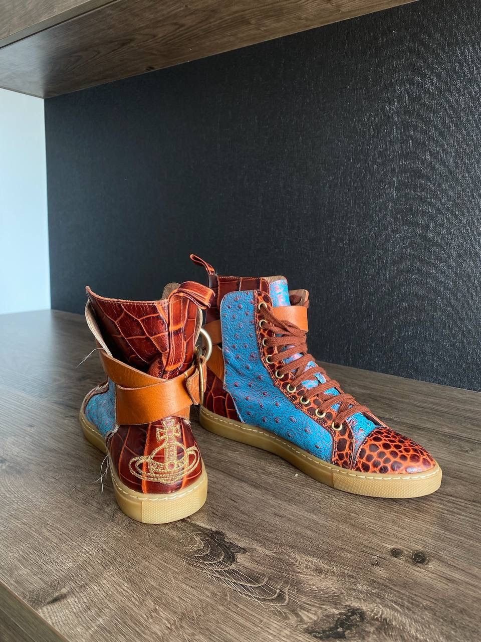 Vivienne Westwood Vintage Vivienne Westwood Pirat Avantgarde Leather Boots 37 Size US 6.5 / IT 36.5 - 4 Thumbnail