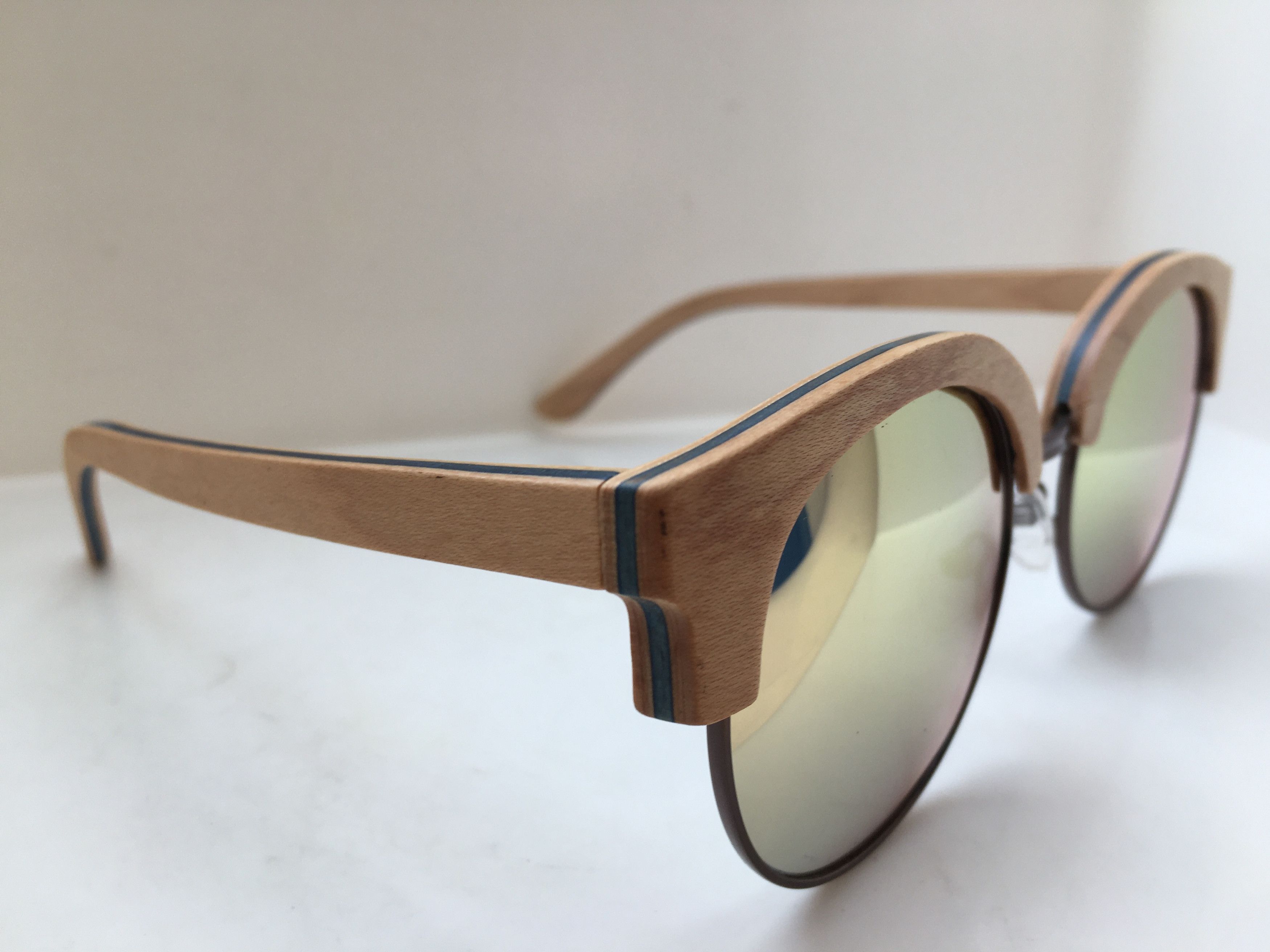 Other Mod Malcolm X Genuine Wood Sunglasses Frame Size ONE SIZE - 2 Thumbnail