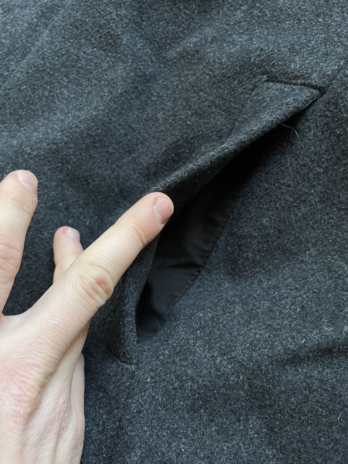 Gianni Feraud Luxury Italy Designer Gianni Feraud Wool Coat Jacket XXL Size US XXL / EU 58 / 5 - 4 Thumbnail