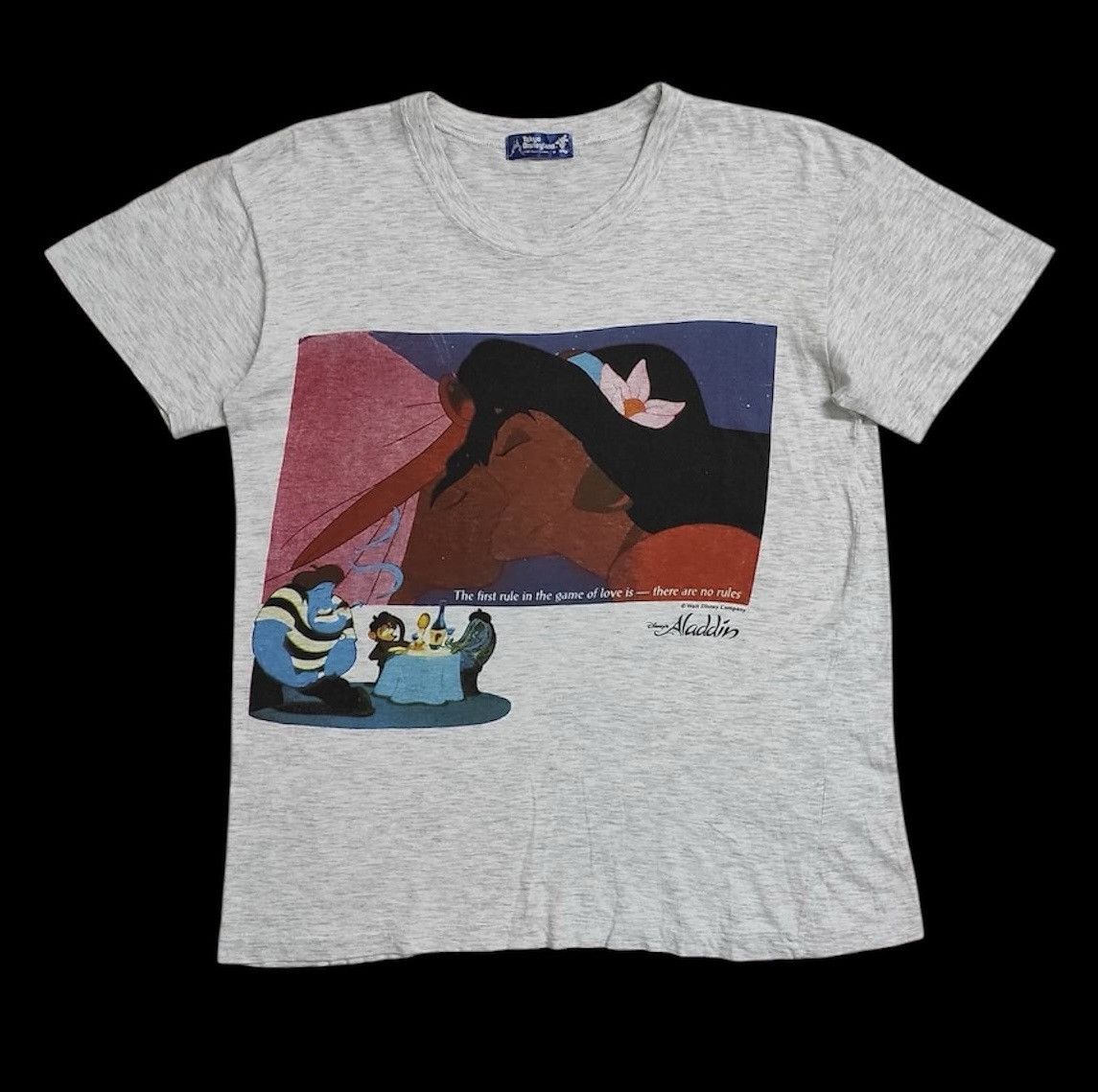 Japanese Brand × Vintage VERY RARE 🔥 Vintage 90s Aladdin Promo T-Shirt Size US M / EU 48-50 / 2 - 1 Thumbnail