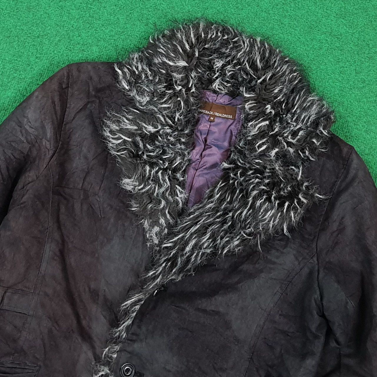 Vintage Vintage Grunge Cyber Fairycore Faux Fur Jacket C306N10 Size US M / EU 48-50 / 2 - 2 Thumbnail