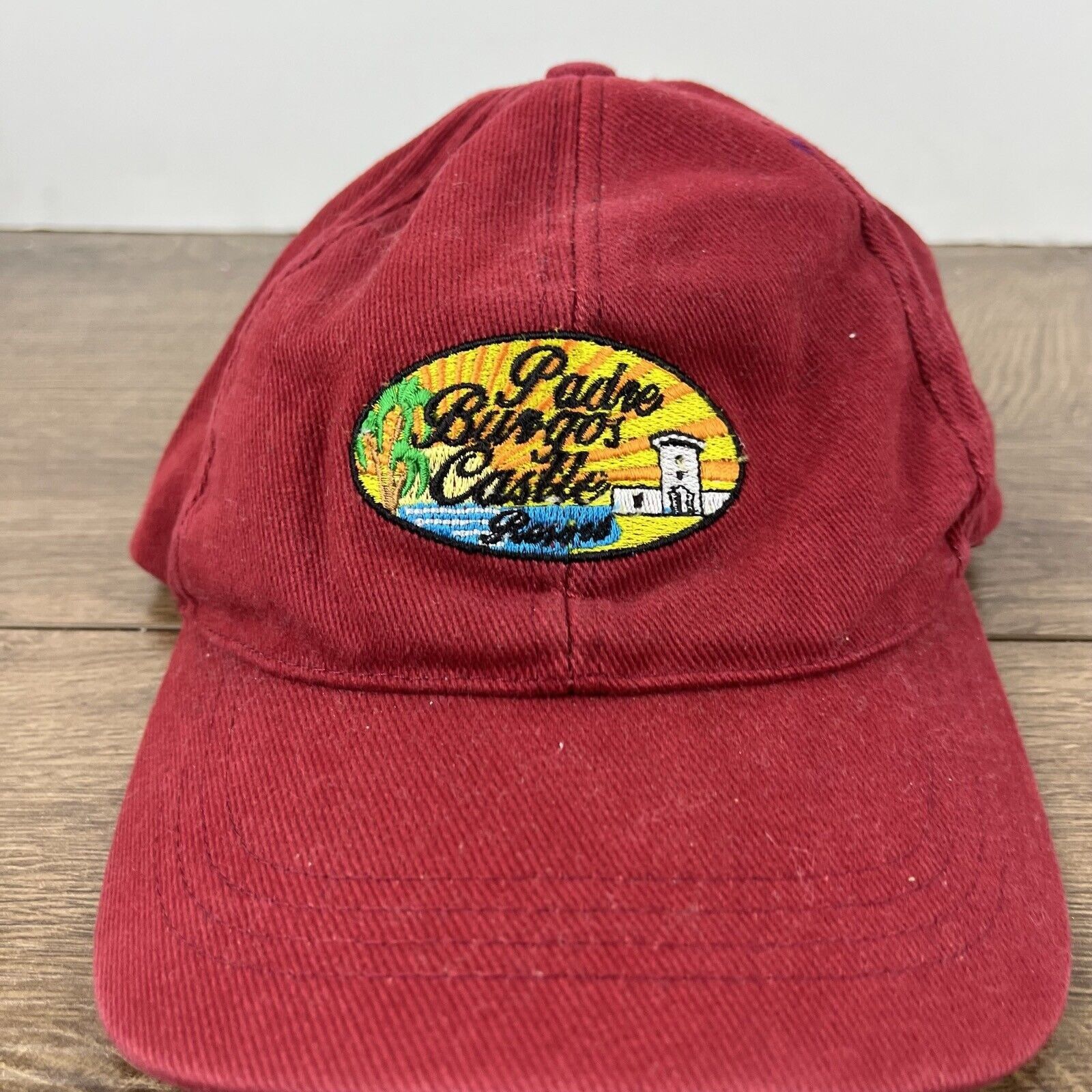 Other Padre Bingos Castle Hat Red Cap Adjustable Hat Red Adult Fit Size ONE SIZE - 6 Thumbnail