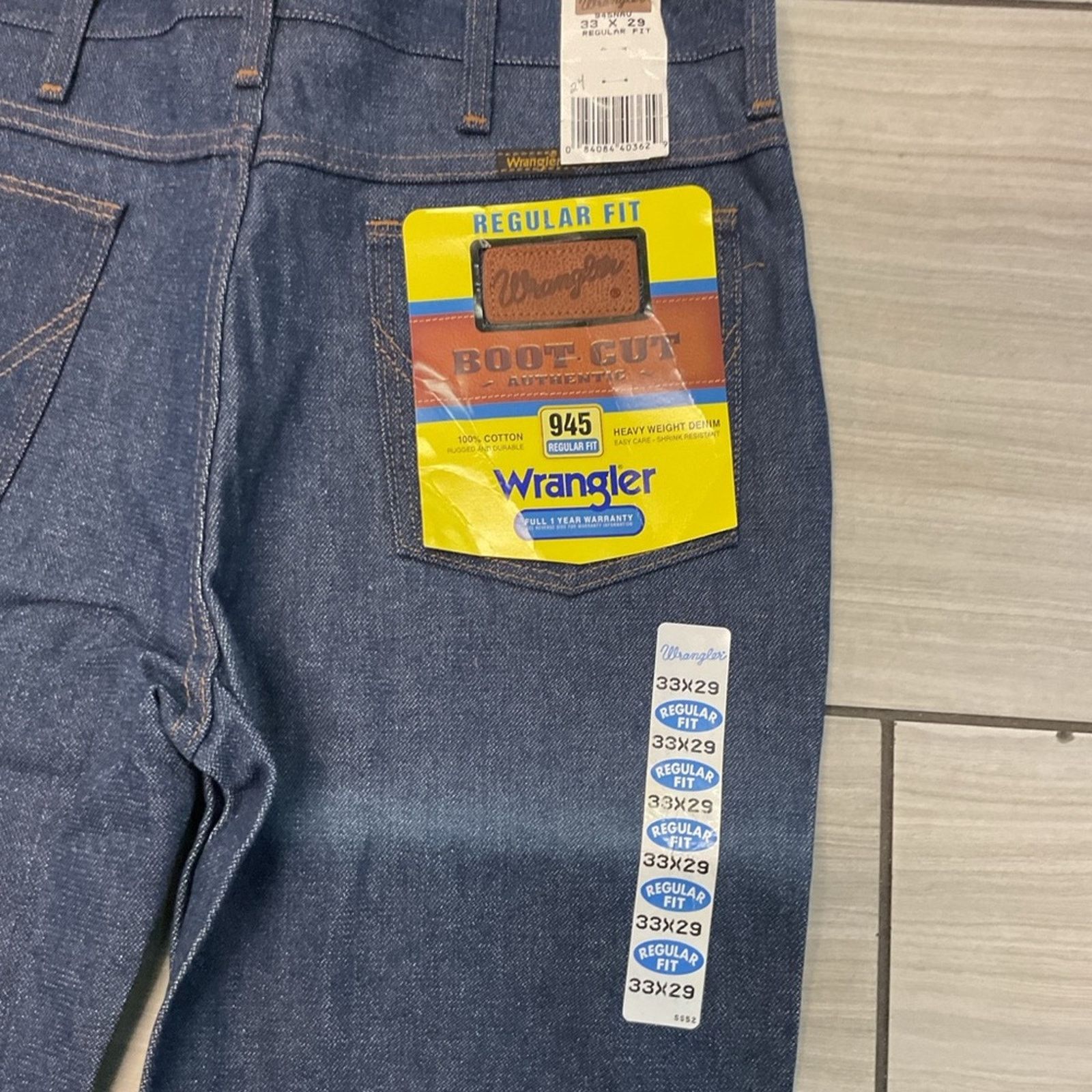 Wrangler Deadstock 90s Wrangler 945 Bootcut Authentic Jeans Size US 33 - 3 Thumbnail
