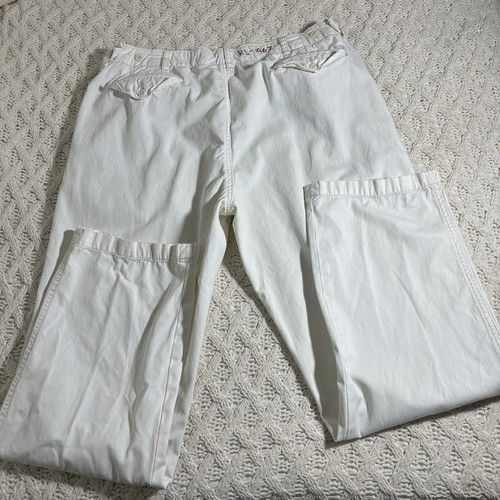 Polo Ralph Lauren VTG Polo Ralph Lauren Silky Cotton Chino Pants in Snow-White Size US 36 / EU 52 - 10 Thumbnail