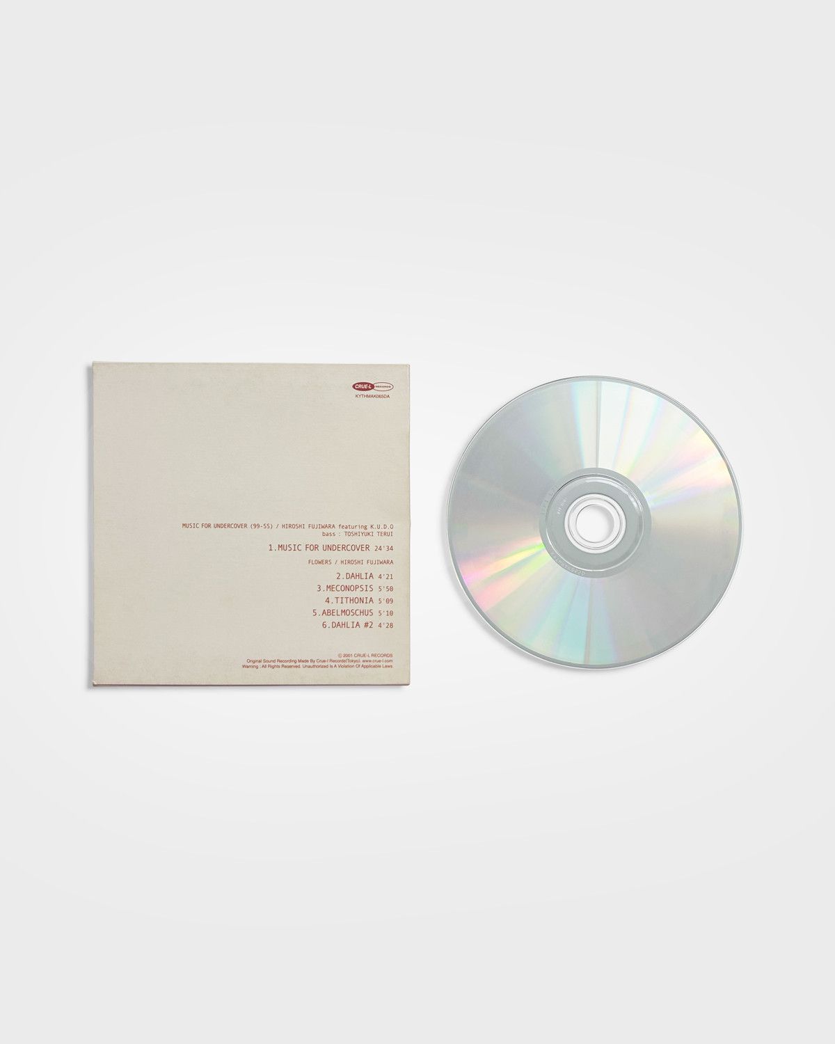 Undercover Undercover, SS99 Runway Soundtrack CD by Hiroshi Fujiwara Size ONE SIZE - 3 Thumbnail