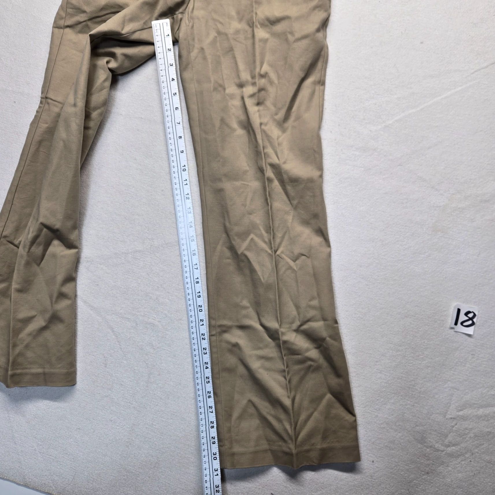 Worthington Worthington Modern Pants Tan Beige Womens Size 4 Dress Slacks Everyday Pockets Regular Front Flat Front Size 27" / US 4 / IT 40 - 6 Thumbnail