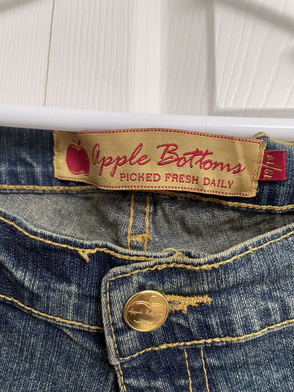 Apple Apple Bottoms Jeans Womens 13/14 Capri/Cropped Pants Blue Size 36" / US 14 / IT 50 - 4 Thumbnail