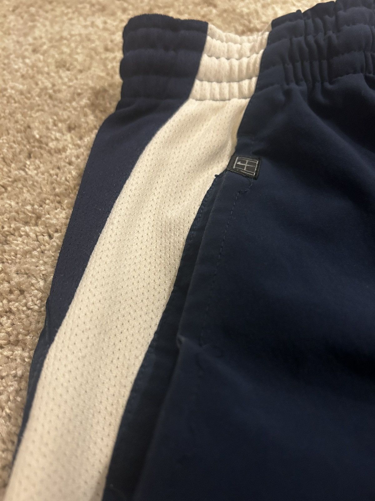 Nike Nike Dri-fit Men’s Navy Athletic Shorts Elastic Waist Sz. M Size US 27 - 4 Thumbnail