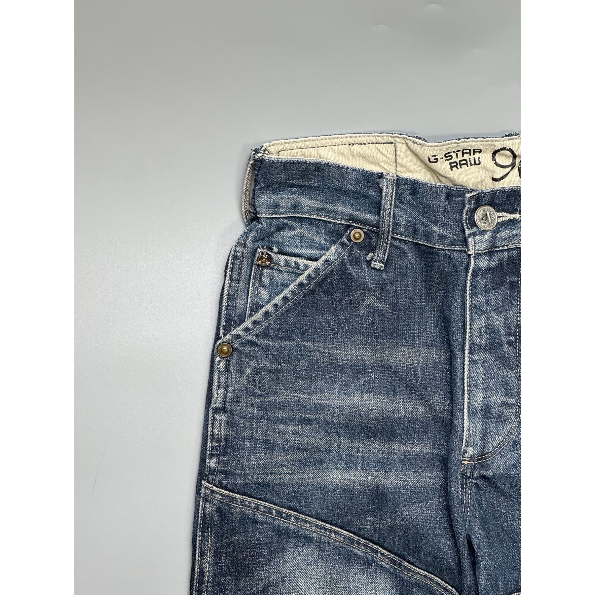 G-Star G-Star Vintage Denim Cargo Pants (Y1158) Size US 29 - 3 Thumbnail