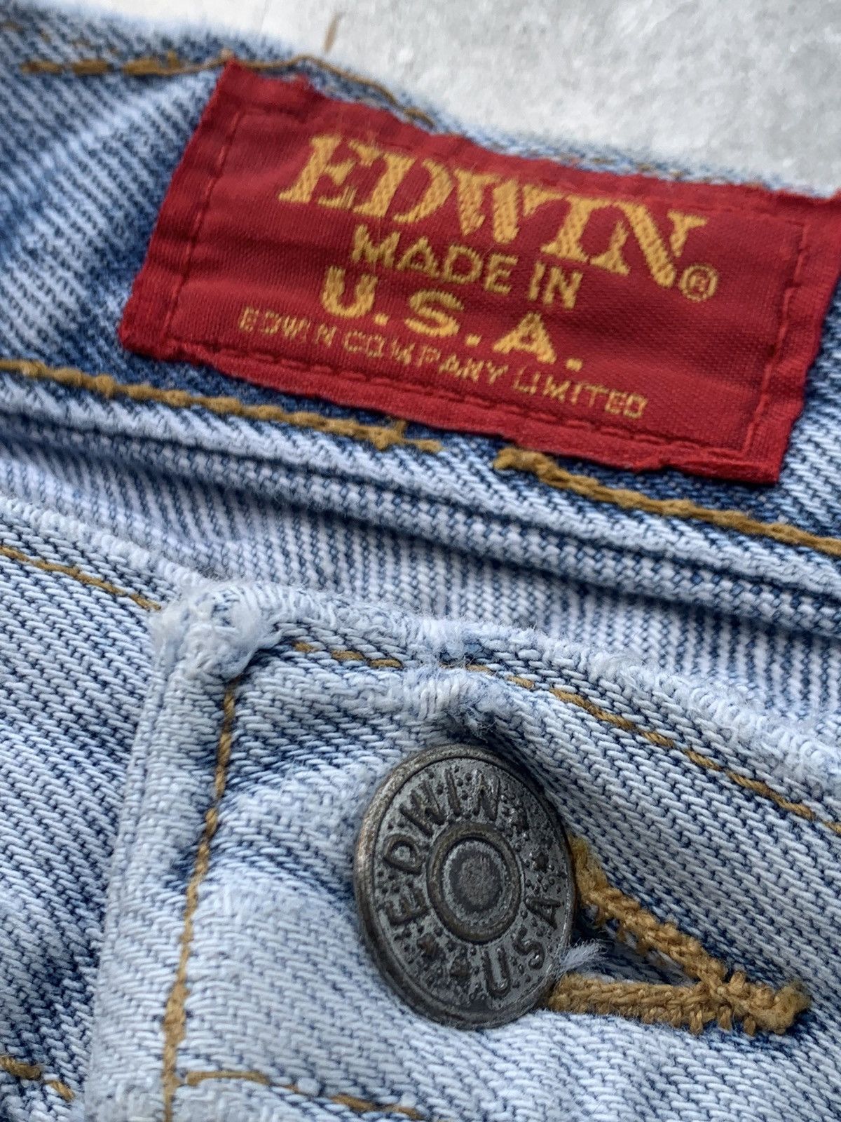 Edwin VTG EDWIN MADE IN USA 🇺🇸. Size US 33 - 9 Thumbnail
