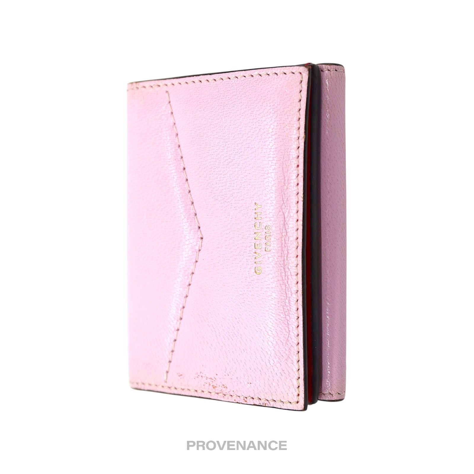 Givenchy 🔴 Givenchy Trifold Wallet - Two Tone Pink Red Leather Size ONE SIZE - 11 Thumbnail