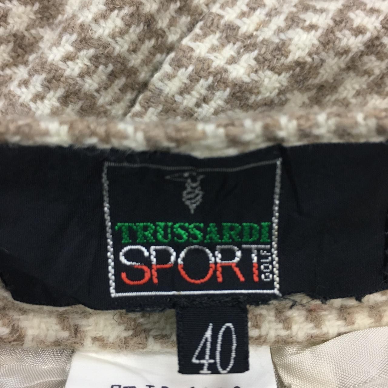Trussardi Vtg TRUSSARDI Sport Golf Elastic Waist Long Pants Size 22" - 3 Thumbnail
